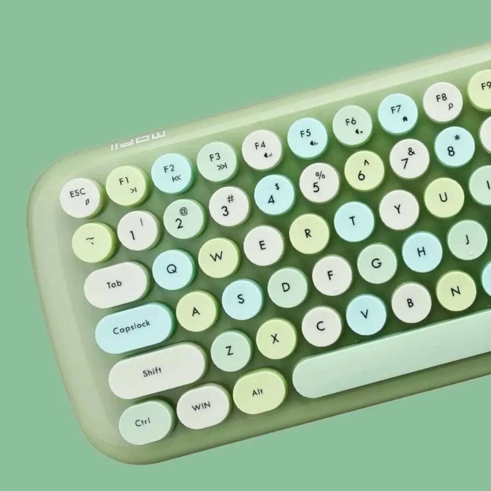 BNWOT | MOFII 2.4G Green Wireless Keyboard & Mouse - Picture 4 of 5